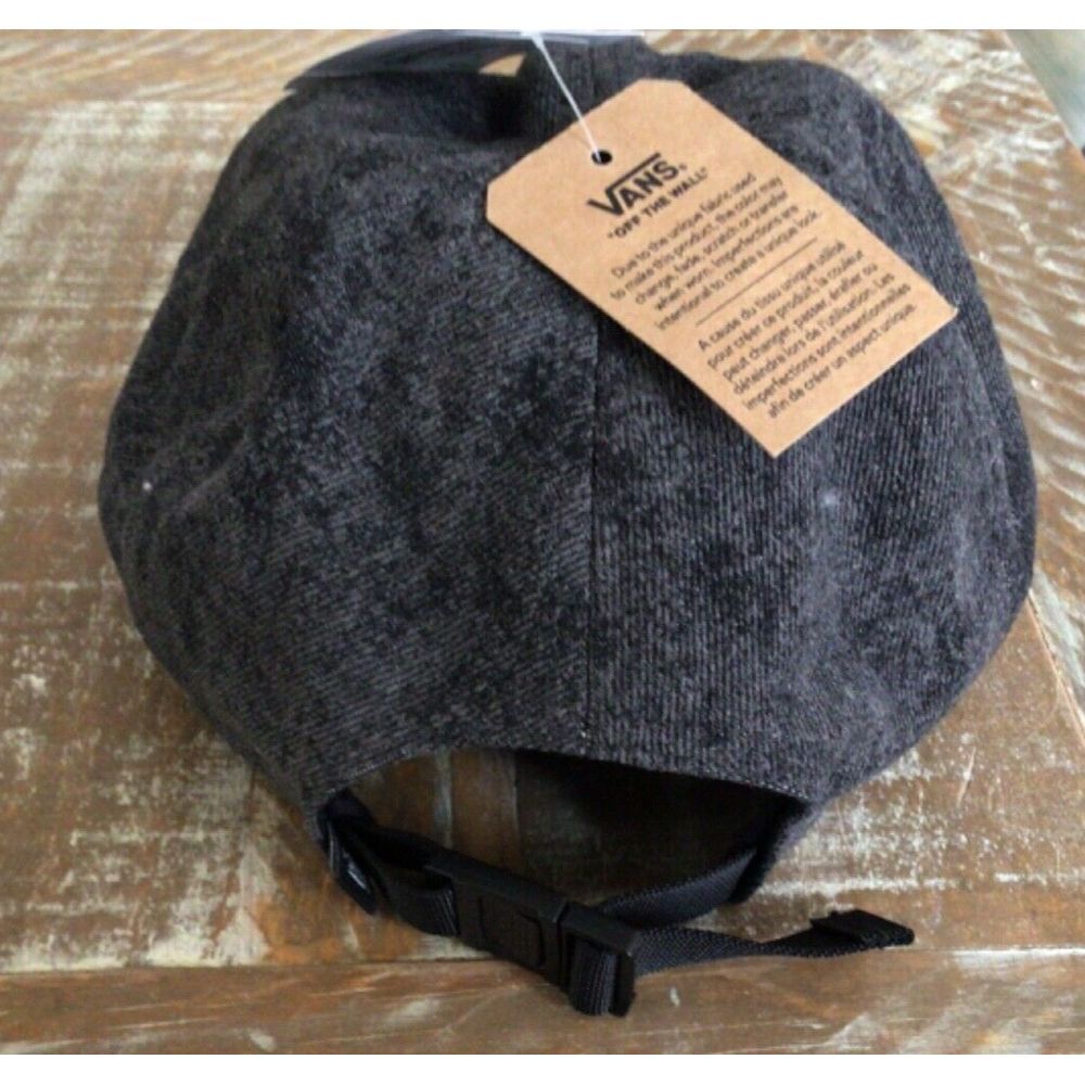Vans Salton II Clipback Strap Hat Off‎ The Wall Skateboard Cap Gray Denim Look - Picture 2 of 2